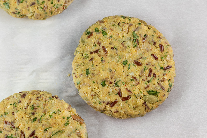 Mediterranean Veggie Burger