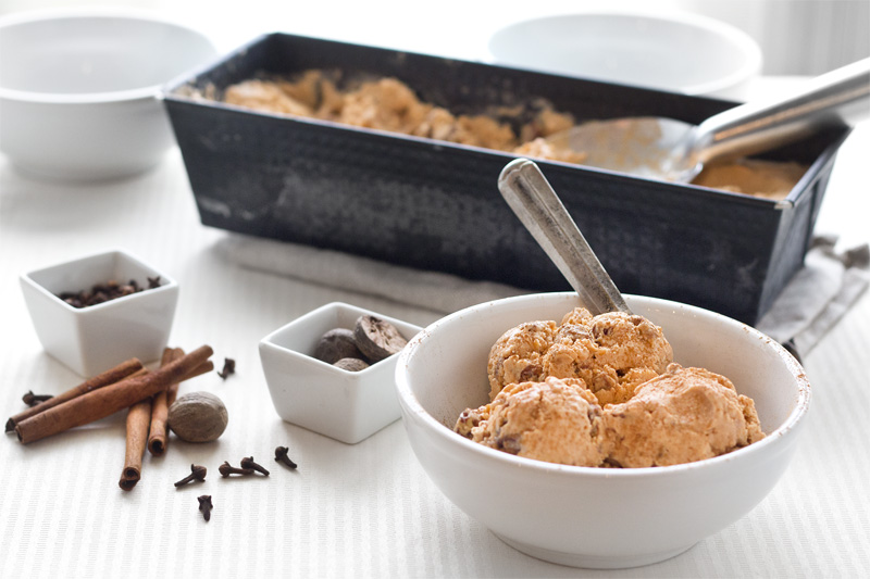 Pumpkin Pecan Ice Cream